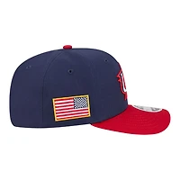 USA Navy and Red 2026 World Baseball Classic WBC New Era 9SEVENTY Stretch Snapback Hat