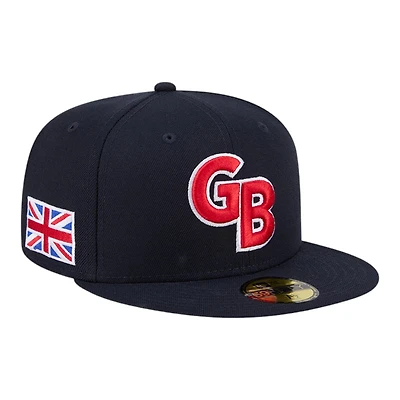Great Britain Navy 2026 World Baseball Classic WBC New Era 59FIFTY Fitted Hat