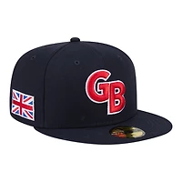 Great Britain Navy 2026 World Baseball Classic WBC New Era 59FIFTY Fitted Hat
