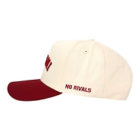 Indiana Hoosiers Upside Down Logo No Rivals Snapback Hat