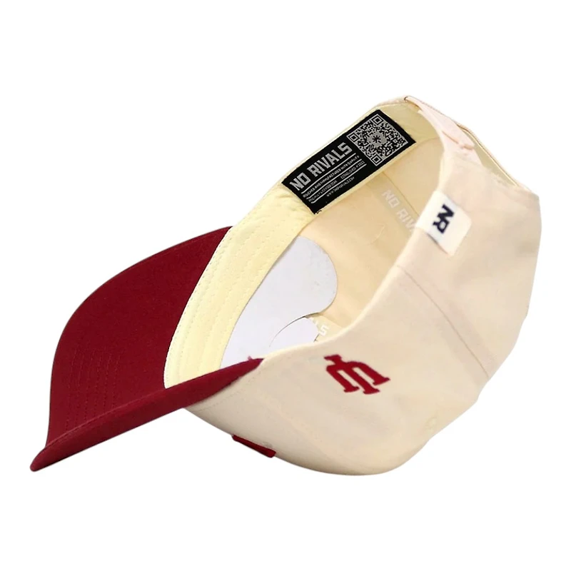 Indiana Hoosiers Upside Down Logo No Rivals Snapback Hat