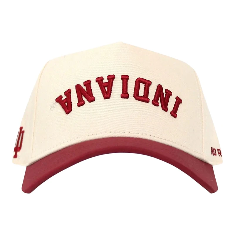 Indiana Hoosiers Upside Down Logo No Rivals Snapback Hat