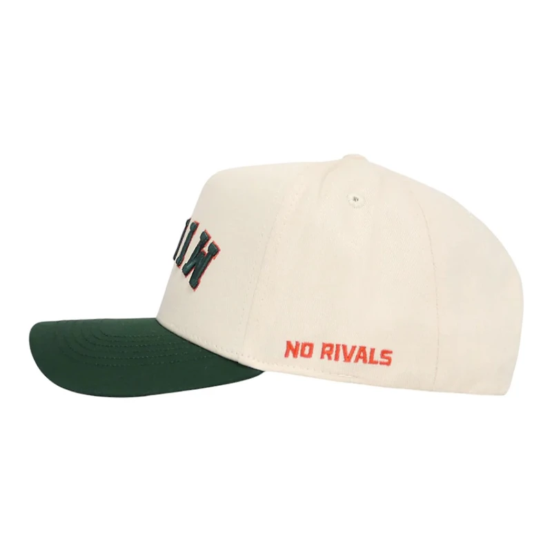 Miami Hurricanes Upside Down Logo No Rivals Snapback Hat