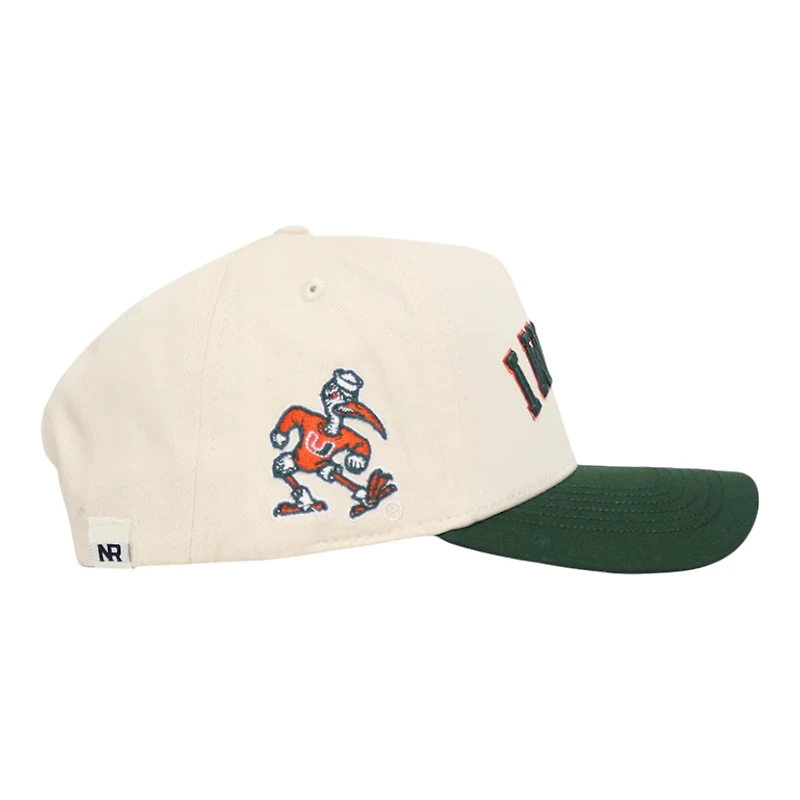 Miami Hurricanes Upside Down Logo No Rivals Snapback Hat