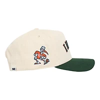 Miami Hurricanes Upside Down Logo No Rivals Snapback Hat