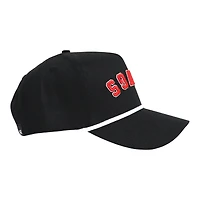 Georgia Bulldogs Black Upside Down Logo No Rivals Snapback Hat