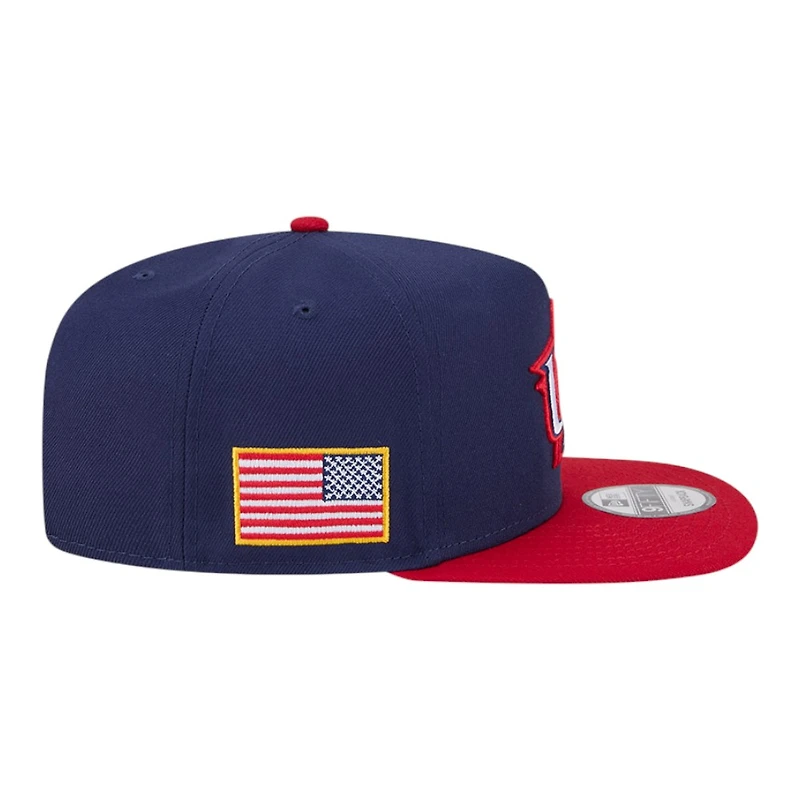 Team USA Navy and Red 2026 World Baseball Classic WBC New Era 9FIFTY A-Frame Snapback Hat
