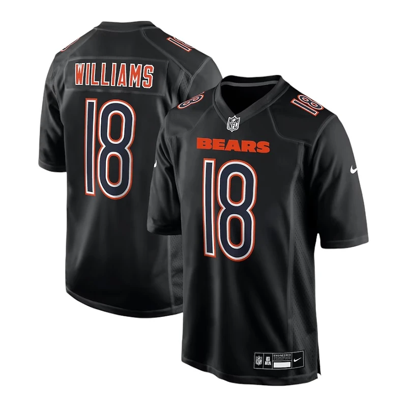 Chicago Bears Caleb Williams Nike Carbon Black Fashion Game Jersey