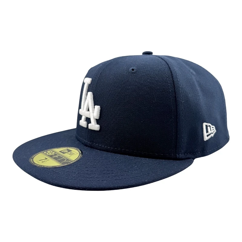 Los Angeles Dodgers Oceanside Blue 2025 World Series Champions Patch Grey UV New Era 59FIFTY Fitted Hat
