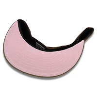 Boston Red Sox Brown Cow Print Logo 1999 All Star Game Patch Pink UV New Era 59FIFTY Fitted Hat