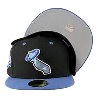 California Angels Black and Blue Two Tone 1989 ASG Patch Grey UV New Era 59FIFTY Fitted Hat