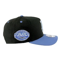 Los Angeles Dodgers Black and Blue Two Tone 50th Anniversary Patch Grey UV New Era 9FIFTY A-Frame Snapback Hat