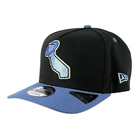 Los Angeles Angels Black and Blue Two Tone 1989 ASG Patch Grey UV New Era 9FIFTY A-Frame Snapback Hat