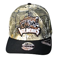 Knoxville Ice Bears Realtree and Black Grey UV New Era 9FIFTY A-Frame Snapback Hat