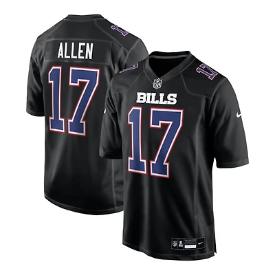 Buffalo Bills Josh Allen Nike Carbon Black Fashion Game Jersey
