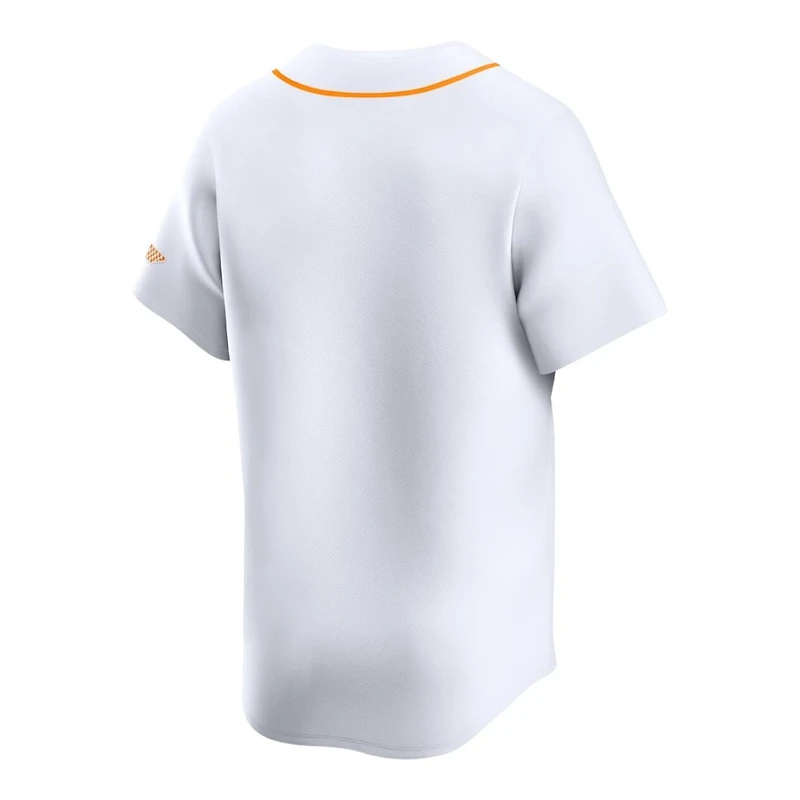 Tennessee Volunteers White "Power T" Nike Limited Blank NCAA Baseball Jersey