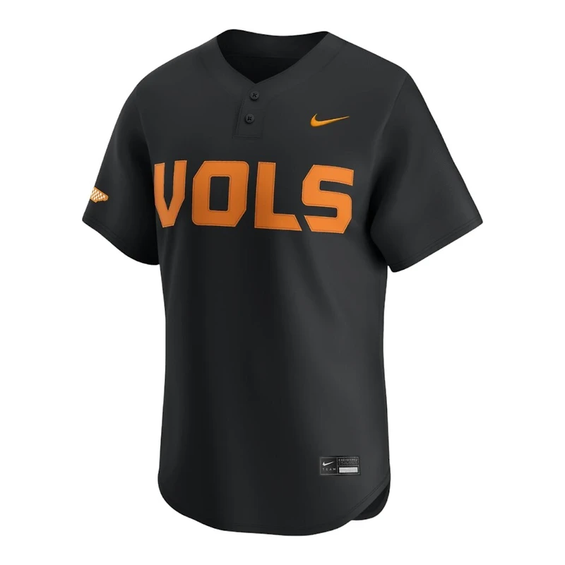 Tennessee Volunteers Black Nike Limited Blank NCAA Baseball Jersey