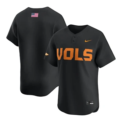 Tennessee Volunteers Black Nike Limited Blank NCAA Baseball Jersey