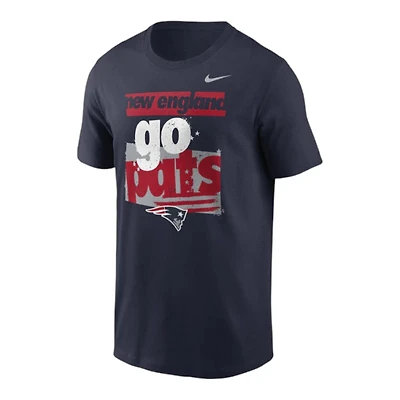 New England Patriots Navy Go Pats Nike T-Shirt
