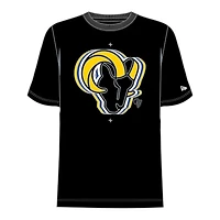 Los Angeles Rams Black New Era T-Shirt