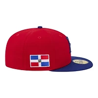 Dominican Republic Red and Royal Blue 2026 World Baseball Classic WBC New Era 59FIFTY Fitted Hat