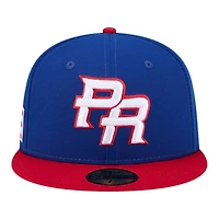 Puerto Rico Royal Blue and Red 2026 World Baseball Classic WBC New Era 59FIFTY Fitted Hat