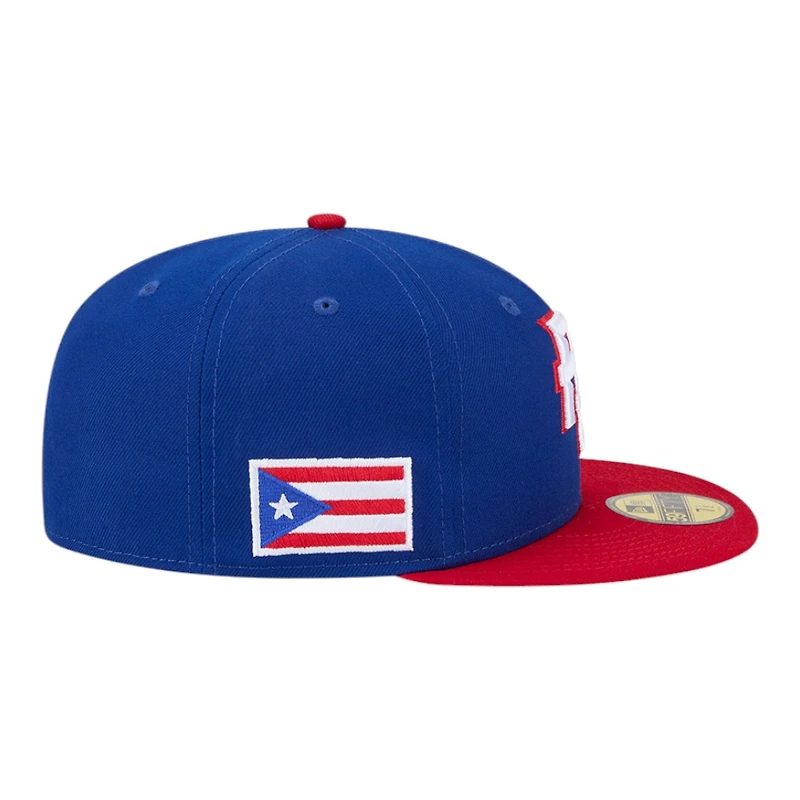 Puerto Rico Royal Blue and Red 2026 World Baseball Classic WBC New Era 59FIFTY Fitted Hat