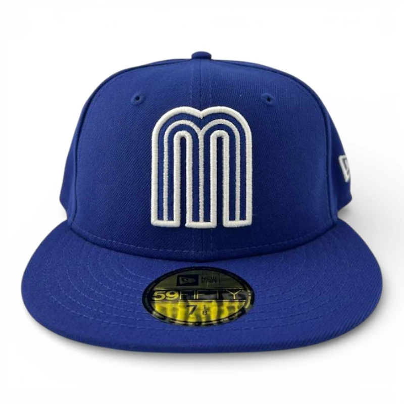Mexico Royal Blue "M" Logo "Viva La Raza Collection" Green UV New Era 59FIFTY Fitted Hat