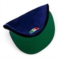 Mexico Royal Blue "M" Logo "Viva La Raza Collection" Green UV New Era 59FIFTY Fitted Hat