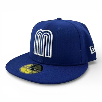 Mexico Royal Blue "M" Logo "Viva La Raza Collection" Green UV New Era 59FIFTY Fitted Hat