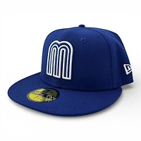 Mexico Royal Blue "M" Logo "Viva La Raza Collection" Green UV New Era 59FIFTY Fitted Hat