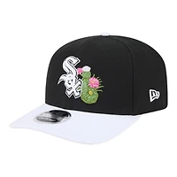 Chicago White Sox Black and White 2026 Spring Training Patch New Era 9SEVENTY Stretch Snapback Hat