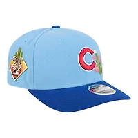 Chicago Cubs Blue and Royal Blue 2026 Spring Training Patch New Era 9SEVENTY Stretch Snapback Hat