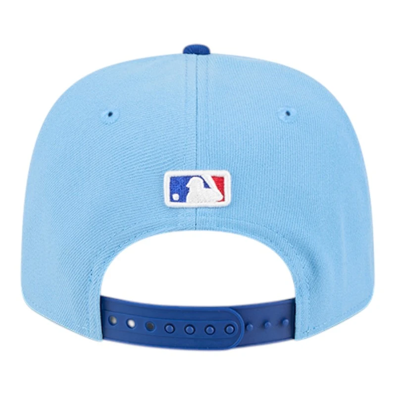 Chicago Cubs Blue and Royal Blue 2026 Spring Training Patch New Era 9SEVENTY Stretch Snapback Hat