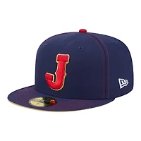 Youth Japan 2026 Navy World Baseball Classic WBC New Era 59FIFTY Fitted Hat
