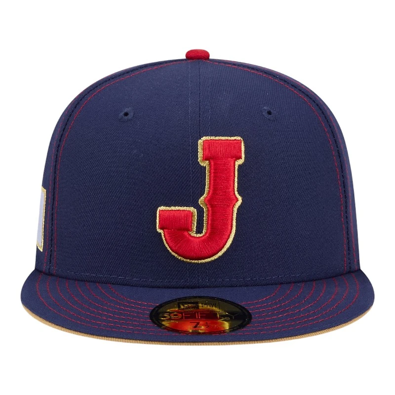 Youth Japan 2026 Navy World Baseball Classic WBC New Era 59FIFTY Fitted Hat