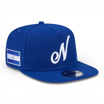 Nicaragua Royal Blue Flag Patch 2026 World Baseball Classic WBC New Era 9FIFTY A-Frame Snapback Hat