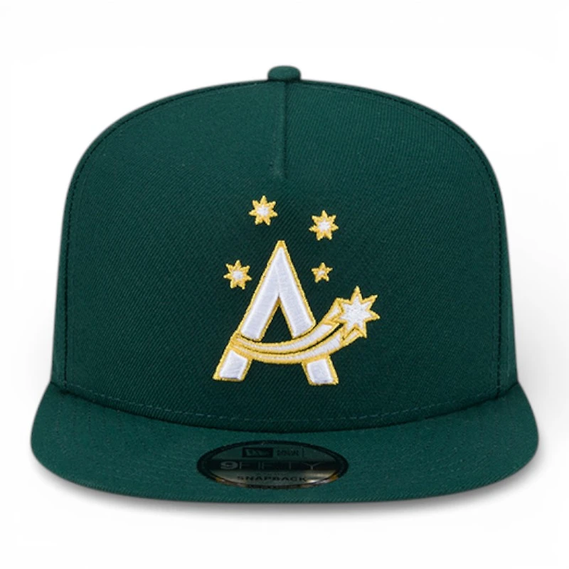 Australia Green Flag Patch 2026 World Baseball Classic WBC New Era 9FIFTY A-Frame Snapback Hat