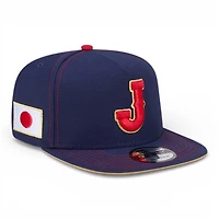 Japan Navy Flag Patch 2026 World Baseball Classic WBC New Era 9FIFTY A-Frame Snapback Hat