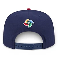 Japan Navy Flag Patch 2026 World Baseball Classic WBC New Era 9FIFTY A-Frame Snapback Hat