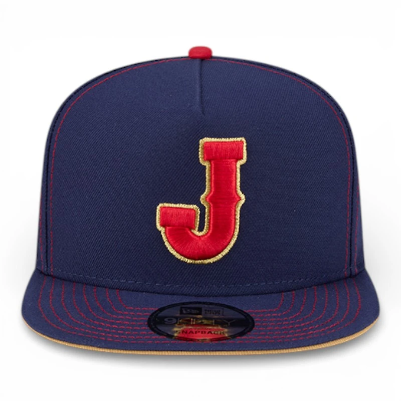 Japan Navy Flag Patch 2026 World Baseball Classic WBC New Era 9FIFTY A-Frame Snapback Hat