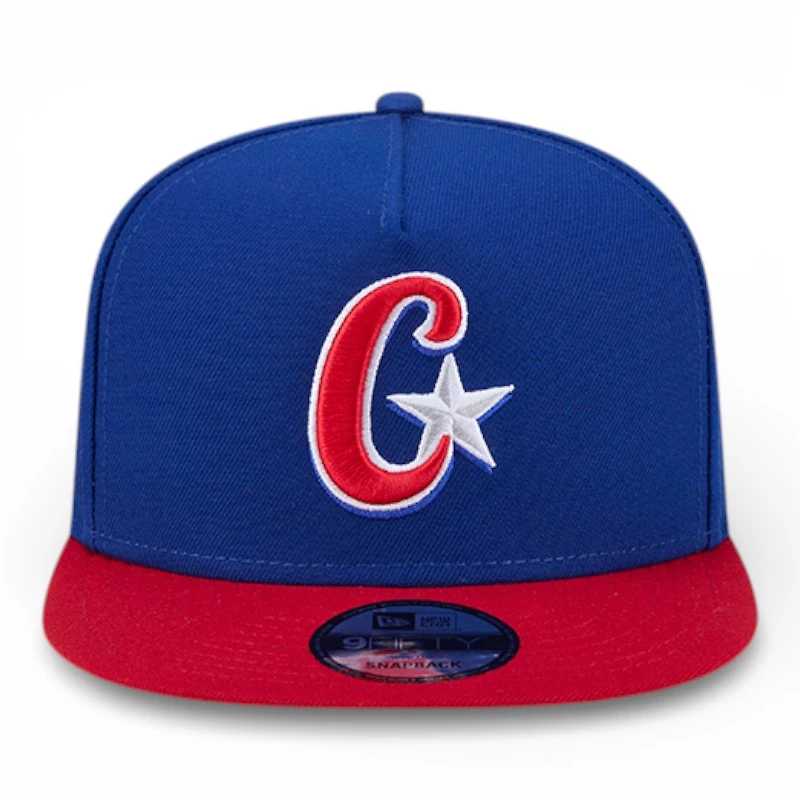Cuba Royal Blue and Red Flag Patch 2026 World Baseball Classic WBC New Era 9FIFTY A-Frame Snapback Hat