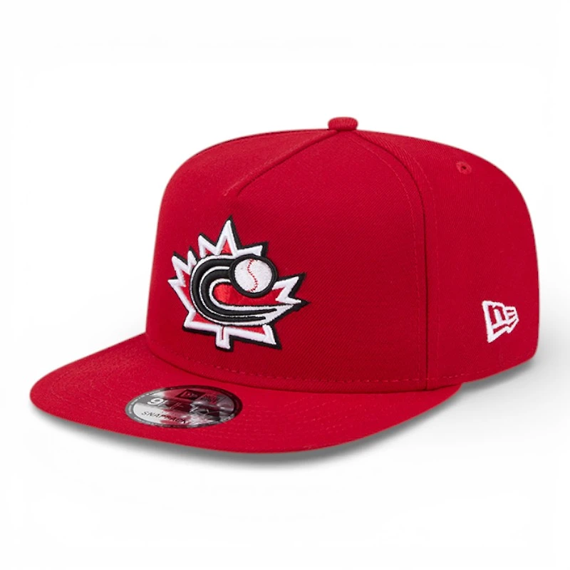 Canada Red Flag Patch 2026 World Baseball Classic WBC New Era 9FIFTY A-Frame Snapback Hat