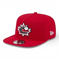Canada Red Flag Patch 2026 World Baseball Classic WBC New Era 9FIFTY A-Frame Snapback Hat