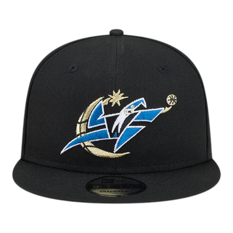 Washington Wizards Black Hardwood Classic New Era 9FIFTY Snapback Hat