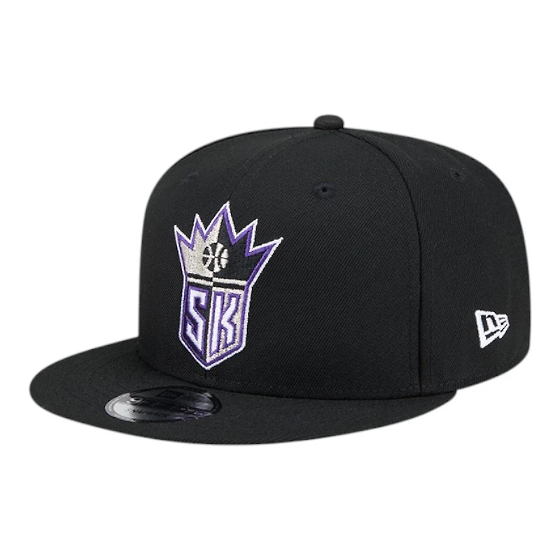 Sacramento Kings Black Hardwood Classic New Era 9FIFTY Snapback Hat