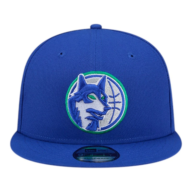 Minnesota Timberwolves Royal Blue Hardwood Classic New Era 9FIFTY Snapback Hat