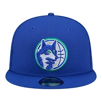 Minnesota Timberwolves Royal Blue Hardwood Classic New Era 9FIFTY Snapback Hat