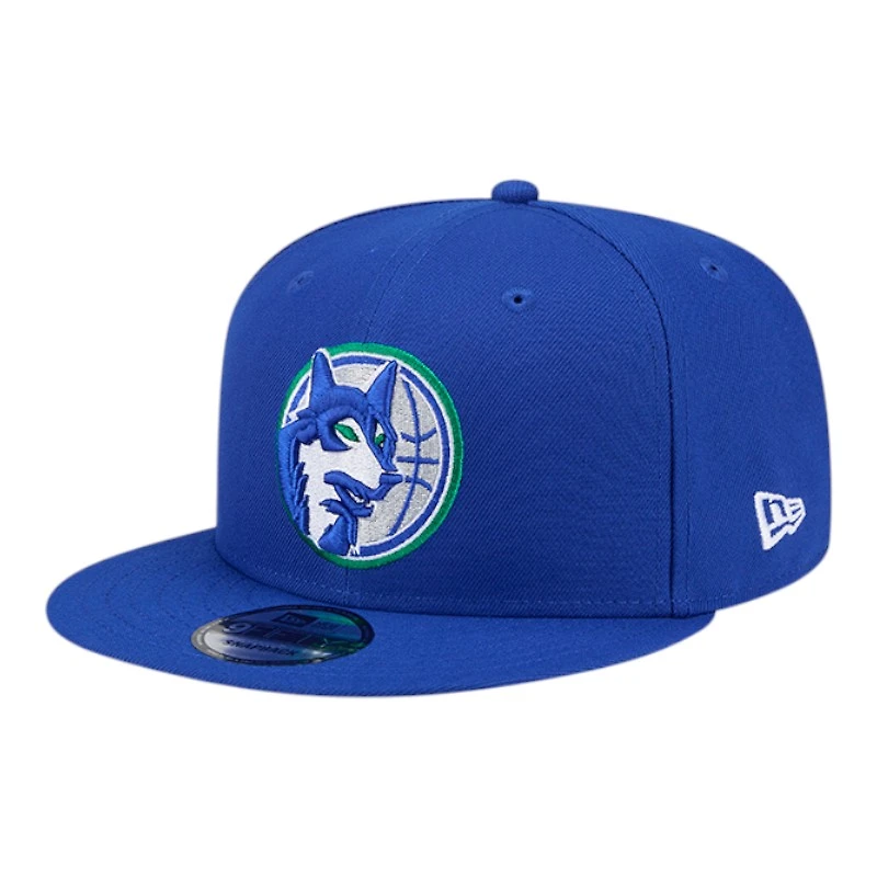 Minnesota Timberwolves Royal Blue Hardwood Classic New Era 9FIFTY Snapback Hat