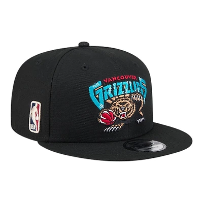Memphis Grizzlies Black Hardwood Classic New Era 9FIFTY Snapback Hat